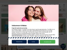 'matas.dk' screenshot