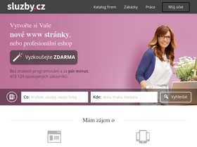 'sluzby.cz' screenshot