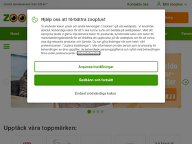'zooplus.se' screenshot