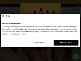 'freshlycosmetics.com' screenshot