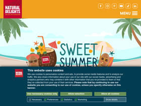 'naturaldelights.com' screenshot