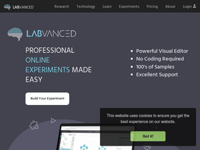 'labvanced.com' screenshot