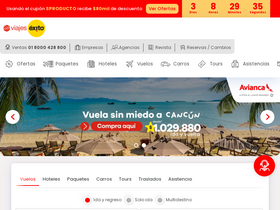 'viajesexito.com' screenshot