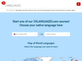 '50languages.com' screenshot