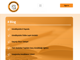 'gonulluyuzbiz.gov.tr' screenshot