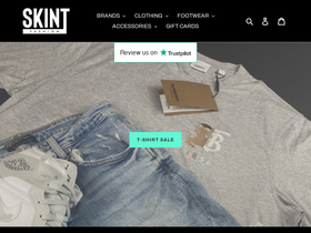 Skintfashion homepage screenshot