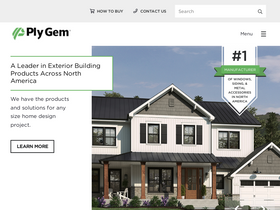 'plygem.com' screenshot