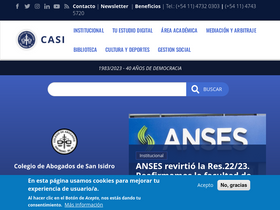 'casi.com.ar' screenshot