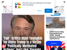 'thenewcivilrightsmovement.com' screenshot