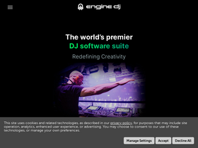 'enginedj.com' screenshot