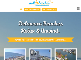 'visitdebeaches.com' screenshot