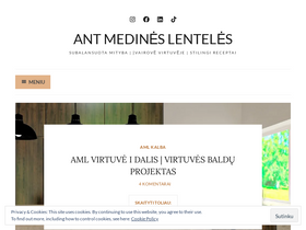 'antmedineslenteles.com' screenshot