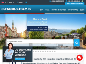 'istanbulhomes.com' screenshot