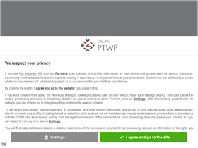 'sadyogrody.pl' screenshot