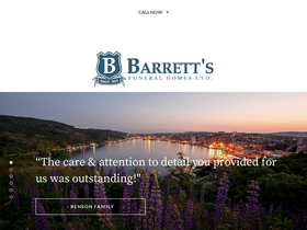 'barretts.ca' screenshot