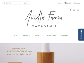 avillafarm.com homepage screenshot