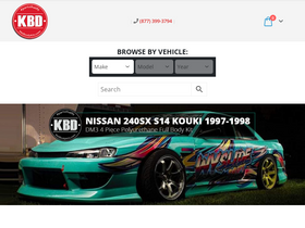 'kbdbodykits.com' screenshot