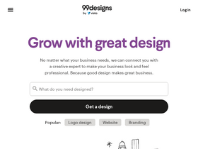 '99designs.fr' screenshot