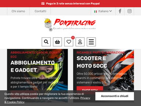 'ponziracing.it' screenshot
