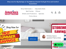 mattressnc.com homepage screenshot