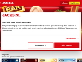 'jacks.nl' screenshot