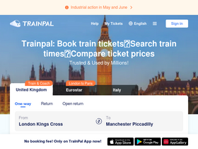 'mytrainpal.com' screenshot