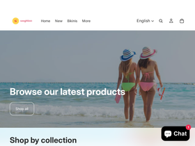 Sunnybikinis homepage screenshot