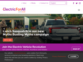'electricforall.org' screenshot