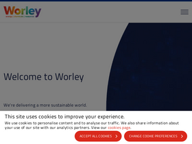 'worley.com' screenshot
