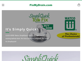 fixmydrain.com homepage screenshot