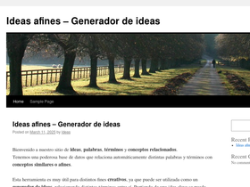 'ideasafines.com.ar' screenshot