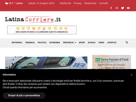 'latinacorriere.it' screenshot