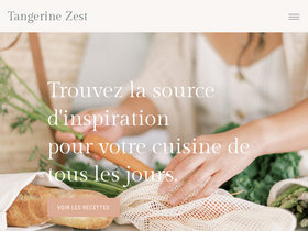 'tangerinezest.com' screenshot