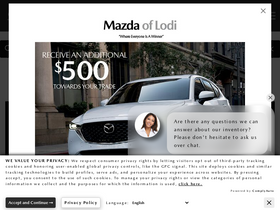 'mazdaoflodi.com' screenshot