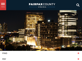 'fairfaxcounty.gov' screenshot