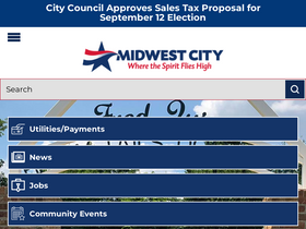 'midwestcityok.org' screenshot