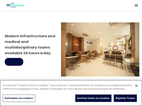 'saolucascopacabana.com.br' screenshot