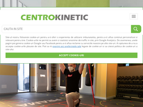 'centrokinetic.ro' screenshot
