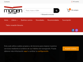'margenlibros.com' screenshot