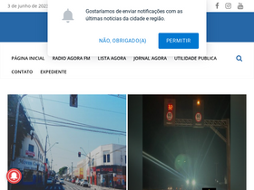 'portalagora.com' screenshot