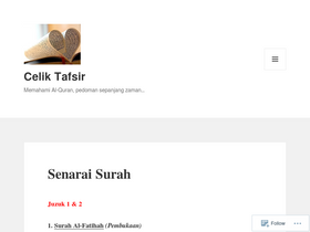 'celiktafsir.net' screenshot
