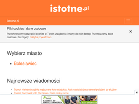 'istotne.pl' screenshot
