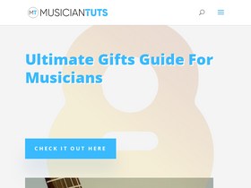 'musiciantuts.com' screenshot