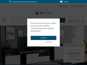 'ok-living.it' screenshot