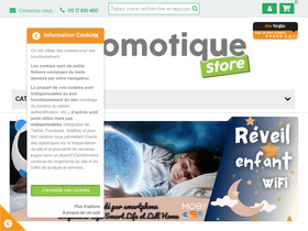 'domotique-store.fr' screenshot