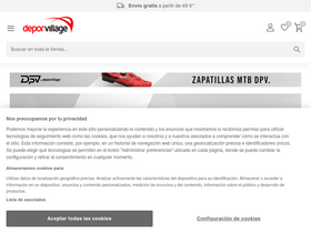 'deporvillage.com' screenshot
