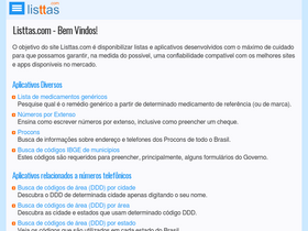 'listtas.com' screenshot