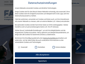'uni-erlangen.de' screenshot