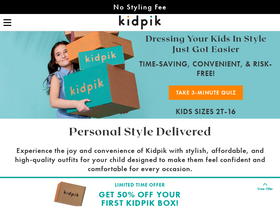 'kidpik.com' screenshot