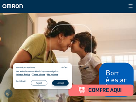 'omronbrasil.com' screenshot